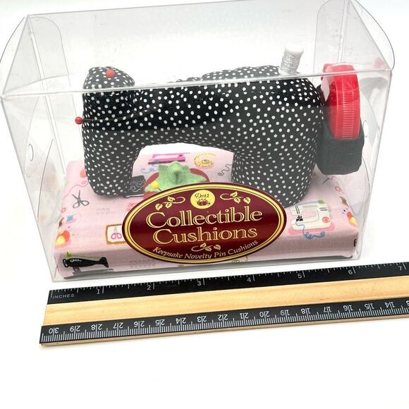 SEWING MACHINE Ornament & Pincushion NEW - Picture 5 of 8